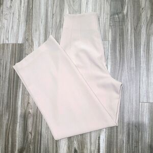 ASOS Cream Wide Leg High Waisted Pants